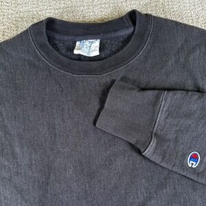 Champion Men's Medium Gray Reverse Weave Crew Neck Pullover Sweatshirt